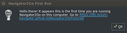 First Run Dialog Prompt