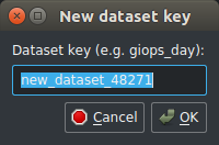 New Dataset key