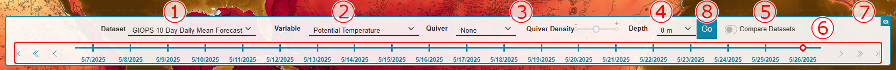 Dataset Selection Panel